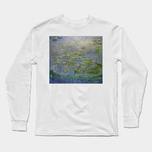 Waterlilies by Claude Monet Long Sleeve T-Shirt